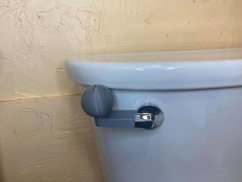 Handmade Stick Shift Toilet Handle - 16 Diffrent Colors - Made in USA (Brown) - Image 3